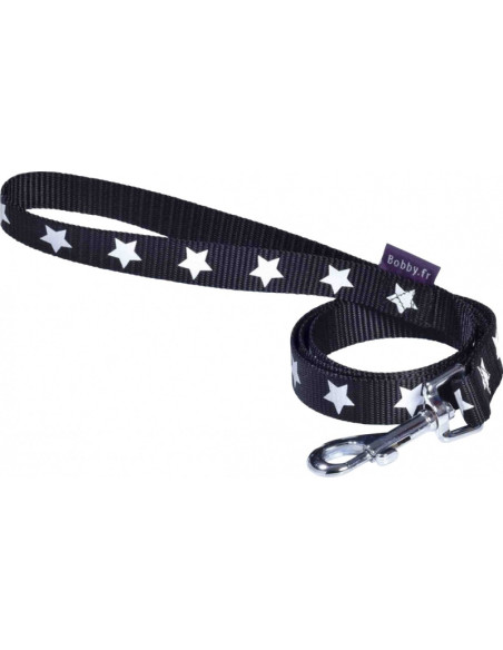 Laisse pour chien 3 points "Midnight" noir de Bobby.