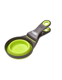Cuillère d'alimentation pour chien verte 3-en-1 "Spoon" de Bobby.