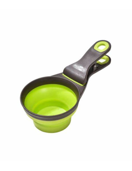 Cuillère d'alimentation pour chien verte 3-en-1 "Spoon" de Bobby.