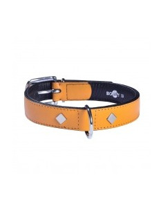 Collier pour "Tomy" jaune / moutarde de Bobby.