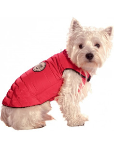 Manteau Strong rouge pour chien de Bobby.
