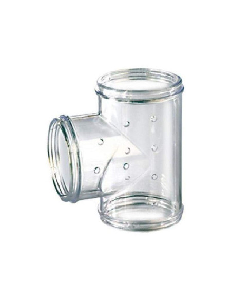 Tube pour rongeur T incolore RodyLounge de Zolux.