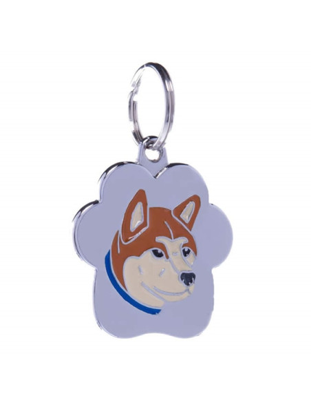 Médaille pour chien Rainbow "Akita rouge" de Petitamis.