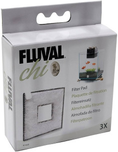 Plaquettes de filtration Shui *3 de Fluval pour aquarium.