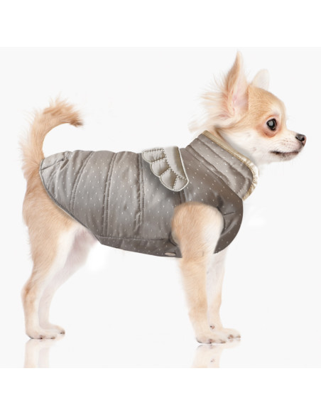 Doudoune pour chien marron - Doudoune Angèle