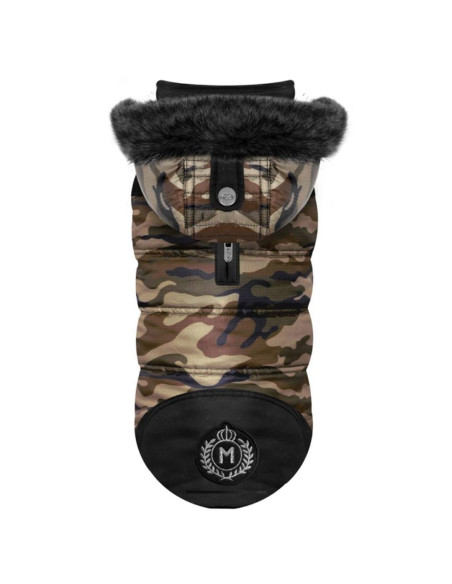 Parka pour chien motifs militaires "Arthus" de Milk&Pepper.

Une taille disponible.