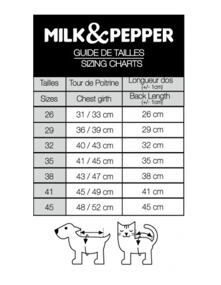 Doudoune "Bulldog Sputnik" - Milk & Pepper
