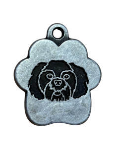 Médaille Clouds "Shih-Tzu / Maltese" poils courts de Petitamis