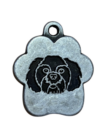 Médaille Clouds "Shih-Tzu / Maltese" poils courts de Petitamis