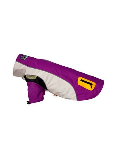 Manteau long violet pour chien pas cher - Manteau "Touchdog"