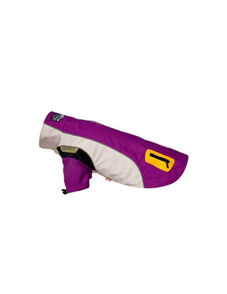 Manteau long violet pour chien pas cher - Manteau "Touchdog"