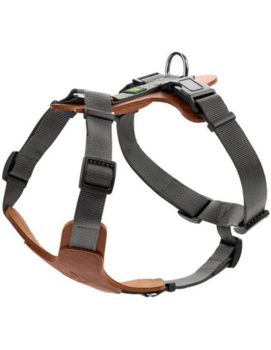 Harnais pour chien "Aalborg Mixed" cognac de Hunter.