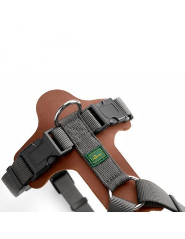 Harnais pour chien "Aalborg Mixed" cognac de Hunter.