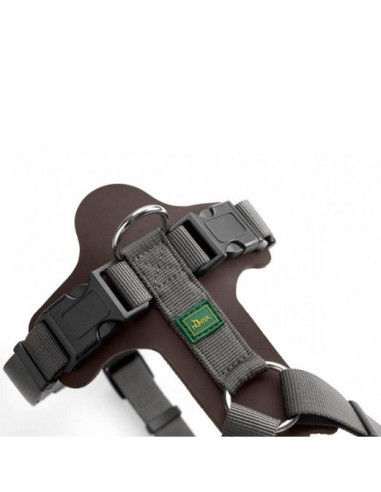 Harnais pour chien "Aalborg Mixed" brun foncé de Hunter.