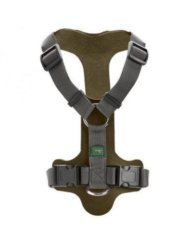 Harnais pour chien "Aalborg Mixed" olive de Hunter.