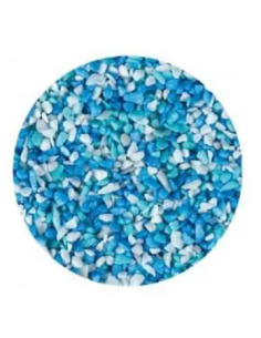 Gravier "Fegro turquoise-bleu" pour aquarium de Flamingo.