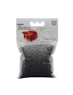 Gravier noir "Betta" 240 g de Marina.