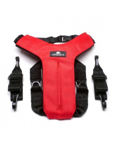 Harnais rouge 3 points "Clickit" rouge de Sleepypod.