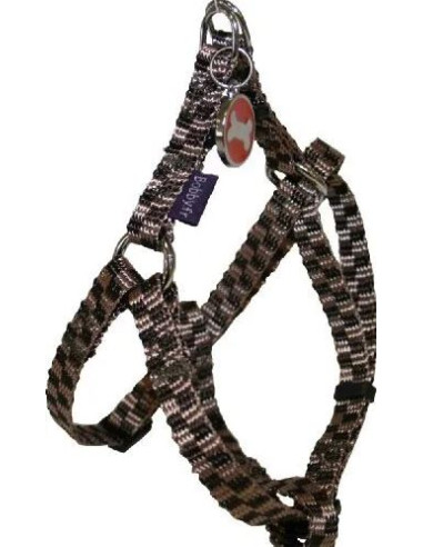 Harnais pour chien Baudrier Damier en nylon de Bobby.