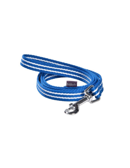 Laisse pour chien "Tennis" bleue de Bobby.