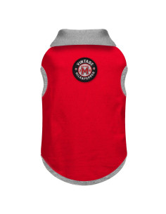 Polo pour chien "Kennedy Red" de Milk & Pepper.