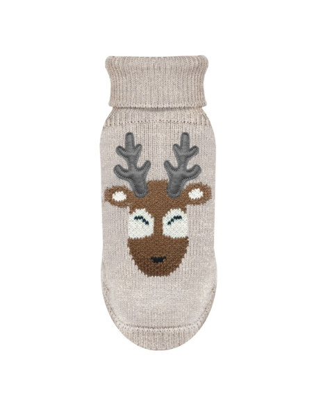 Pull pour chien gris Rudolph de Milk & Pepper.