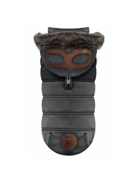 Parka chien gris "Gazoline"